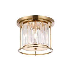 Munito IP 36cm Ceiling, 3 x G9, IP44, Gold / Clear