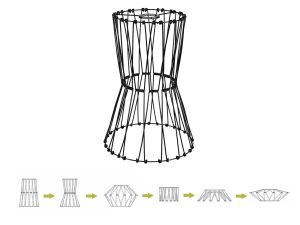 Flexa, 30cm Non-Electric Matt Black Adjustable & Flexible Shade