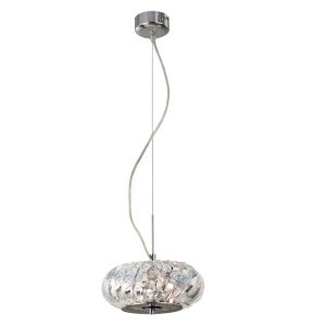 Banda 25cm Pendant 3 Light G9 Polished Chrome/Crystal