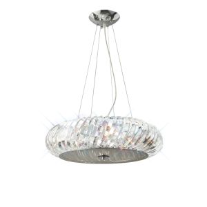 Banda Pendant 8 Light G9 Polished Chrome/Crystal