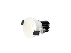 Bania 10 Dimmable Tridonic 10W 719lm 4000K 36°, White IP65 Fixed Recessed Spotlight Inner Glass cover, NO DRIVER REQUIRED, 5yrs Warranty