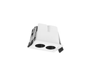 Blau Linear Recessed Spotlight 2 Light, 6W LED, 3000K, 360lm, Cut Out: L:60mm x W:40mm, White, Driver Included, 3yrs Warranty