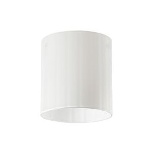 Brandroot Ribbed 140 x 150mm Glass, Wide Inner Lines, Gloss White