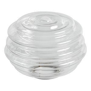 Corte 28cm Round (A) Clear Rippled Glass Shade