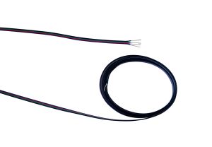 Cavo 1m 4 Core 0.5mm (20 AWG) Cable Suitable For RGB LED Strip (qty ordered will be supplied as one continuous length)