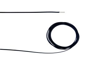Cavo 1m 2 Core Figure 8 0.5mm (20 AWG) Black Cable Suitable For Wiring LED Items (qty ordered will be supplied as one continuous length)