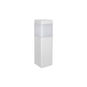 Chicago 35cm Square Post Lamp, 1 x E27, IP65, Matt White, 2yrs Warranty