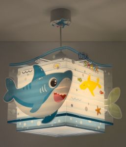 LITTLE SHARK Childrens Pendant Lamp 1xE27
