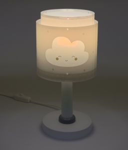BABY DREAMS Childrens Table Lamp 1xE14 Cloud Grey