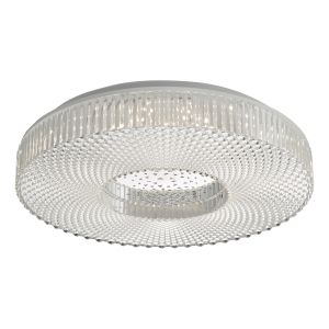 Cimona 1 Light 24W Integrated LED Medium Acrylic Flush Fitting