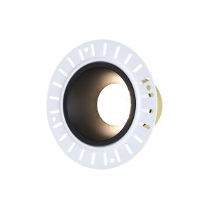 Mila, 5/8W, Triac Dimmable 4CCT LED Fire Rated Downlight, Trimless Black Inner, Cut Out: 70mm, 800lm, 60° Deg, 5yrs Warranty