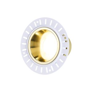 Mila, 5/8W, Triac Dimmable 4CCT LED Fire Rated Downlight, Trimless Gold Inner, Cut Out: 70mm, 800lm, 60° Deg, 5yrs Warranty
