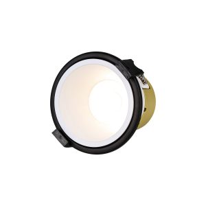 Mila, 5/8W, Triac Dimmable 4CCT LED Fire Rated Downlight, White Inner & Black Trim, Cut Out: 70mm, 800lm, 60° Deg, IP65, 5yrs Warranty