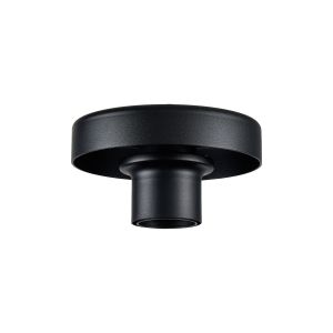 Zenth 12cm Satin Black 1 Light E27 Shallow Ceiling Light (FRAME ONLY)