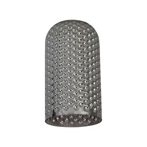 Zenth 14x25cm Smoke Plated Patterned Cylinder Glass (AH), Shade