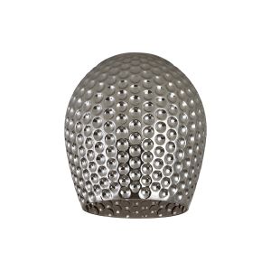 Zenth 19x20.5cm Smoke Plated Patterned Wine Glass (AJ), Shade