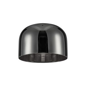 Zenth 30x17cm Chrome Plated Cloche Glass (K), Shade