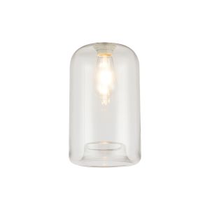Zenth 18x30cm Clear Cylinder Glass (50MM TOP HOLE) (B), Shade