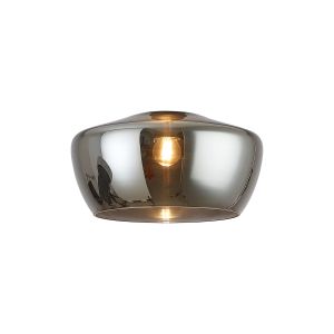Zenth 30x16.5cm Chrome Plated Trapezium Glass (E), Shade