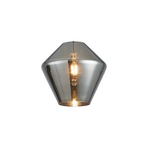 Zenth 23x21.5cm Chrome Plated Diamond Glass (H), Shade