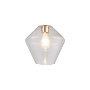Zenth 23x21.5cm Clear Diamond Glass (H), Shade
