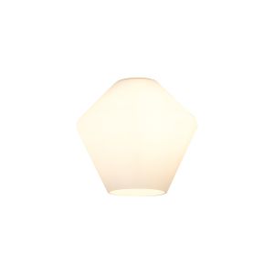 Zenth 23x21.5cm Opal Diamond Glass (H), Shade