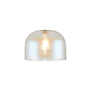 Zenth 24x17cm Iridescent Cloche Glass (K), Shade