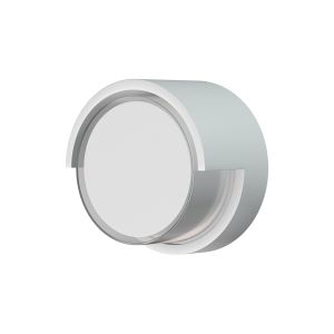 Creek Round Top Frame Wall Light, 15W LED, CCT Switchable 2700/3300/4000K, 1000lm, IP65, White, 3yrs Warranty