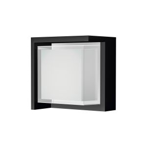 Creek Diamond Top Frame Wall Light, 15W LED, CCT Switchable 2700/3300/4000K, 1000lm, IP65, Black, 3yrs Warranty