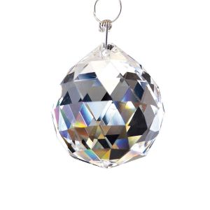 Crystal Sphere Without Ring Clear 40mm