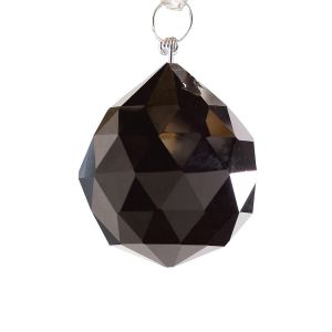 Crystal Sphere Without Ring Black 40mm