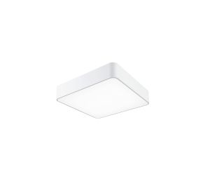 Cumbuco Flush 40cm Square, 2100lm, 35W LED 4000K White/Acrylic, 3yrs Warranty