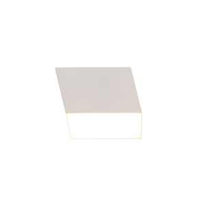 Polpette Spotlight 10.5cm Square 1 x 10W LED, 3000K, 700lm, Sand White, 3yrs Warranty