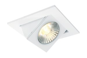 DOWN LIGHT FITTING - WHITE MR16 50W MAX