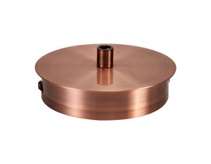 Dreifa Ceiling Box Antique Copper, c/w Cable Grip, Earth Wire & 3 Pole Terminal Block