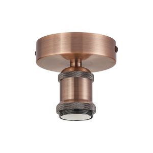 Dreifa 10cm Ceiling Light, 1 x E27, Antique Copper