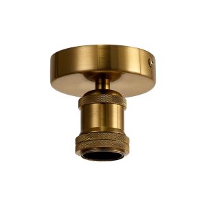 Dreifa 10cm Ceiling Light, 1 x E27, Gilt Bronze