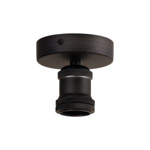 Dreifa 10cm Ceiling Light, 1 x E27, Pewter