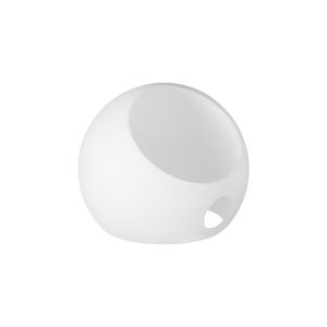 Eldia 15x12.5cm (A) Angled Double Cut Glass Shade, Opal