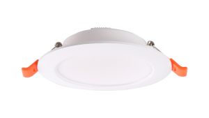 Eilat Recessed Spotlight, 6W LED, 2700/3200/4000K CCT, 570lm, White, Cut Out 93-100mm, Driver Included, 3yrs Warranty