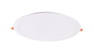 Eilat Recessed Spotlight, 24W LED, 2700/3000/4000K CCT, 2400lm, White, Cut Out 260-270mm, Driver Included, 3yrs Warranty