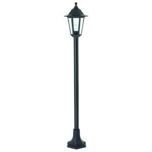 Bayswater Single Outdoor Post Black Polypropylene/Clear Glass Finish 