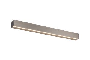Elegance 61cm Linear Up & Down Wall Lamp, 24W LED, 3000K, 2800lm, Brushed Grey, 3yrs Warranty