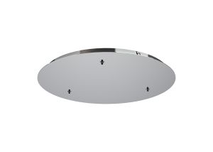 Elsa 52cm 3 Hole 500mm Round Canopy Kit, Chrome