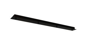 Elsa 4 Hole 850 x 80mm Rectangular Canopy Kit, Black