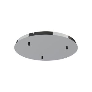 Carys 3 Hole 50cm Round Canopy Kit (FRAME ONLY), Chrome