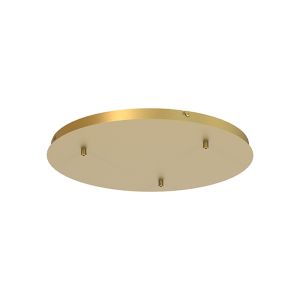 Carys 3 Hole 50cm Round Canopy Kit (FRAME ONLY), Gold
