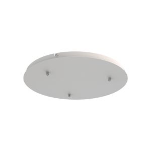 Carys 3 Hole 50cm Round Canopy Kit (FRAME ONLY), White