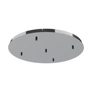 Carys 5 Hole 60cm Round Canopy Kit (FRAME ONLY), Chrome