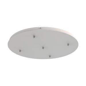 Carys 5 Hole 60cm Round Canopy Kit (FRAME ONLY), White